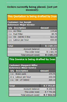 Customer Order Tracking