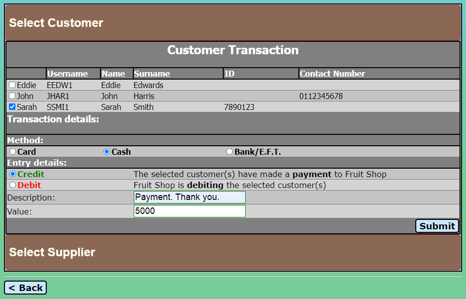 Capture a payment