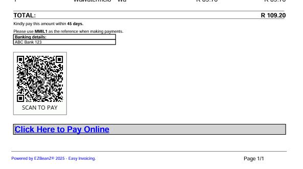 Scan to Pay Example